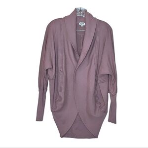 Wilfred Diderot Open Long Cardigan Mauve Dusty Rose Loungewear size medium